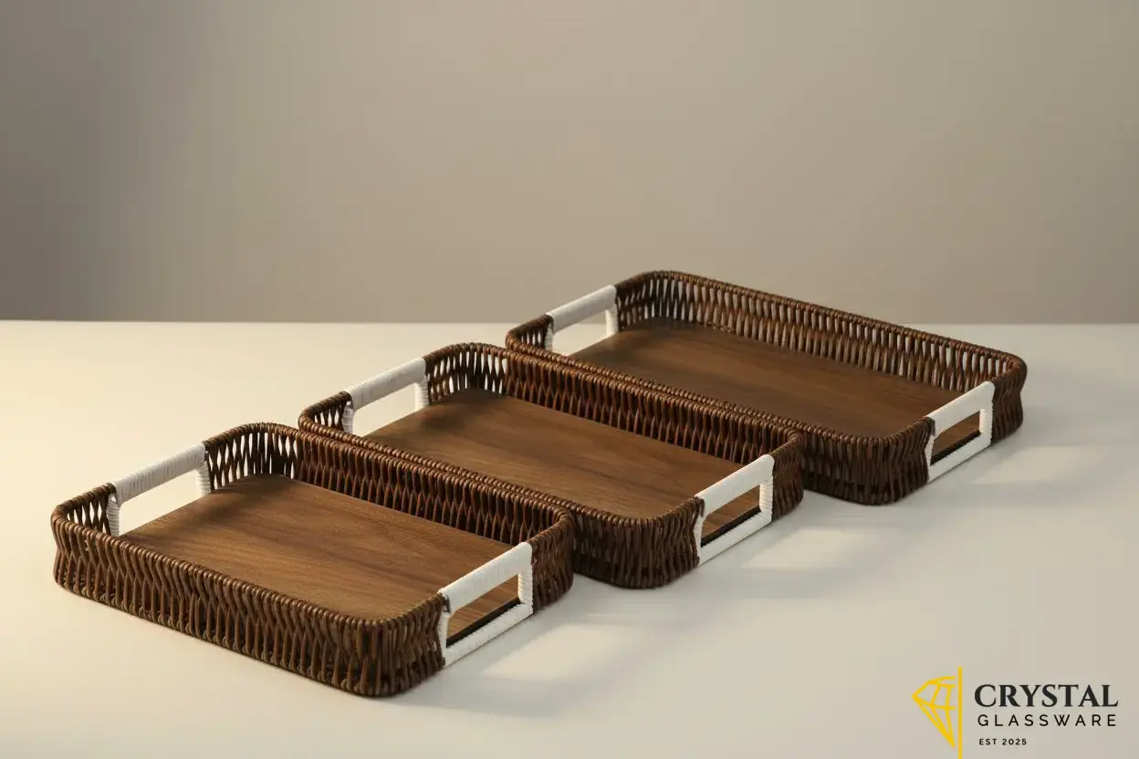 Rectangular 3Pcs Tray Set 